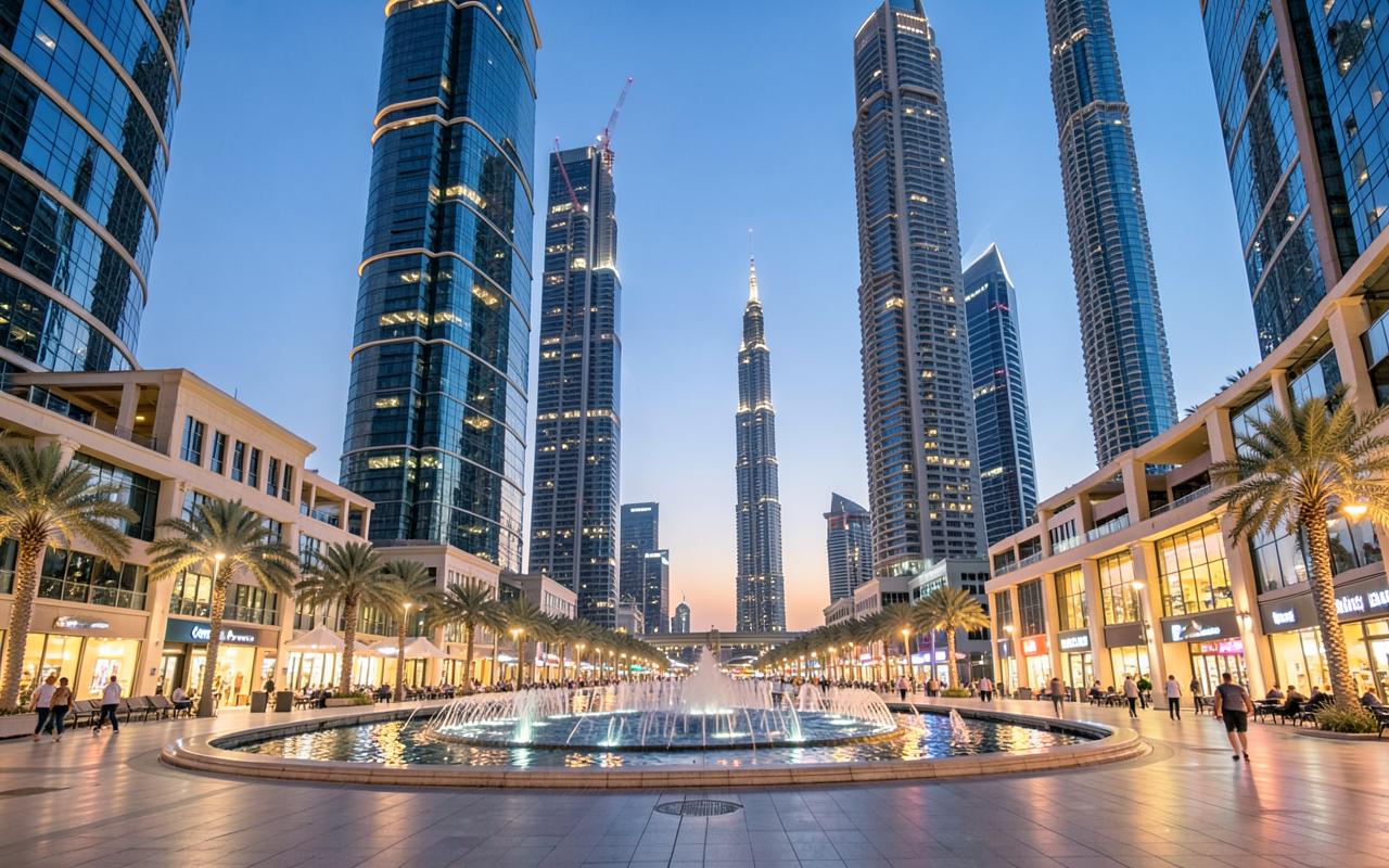 Downtown Dubai, Dubai — streets, homes and surroundings